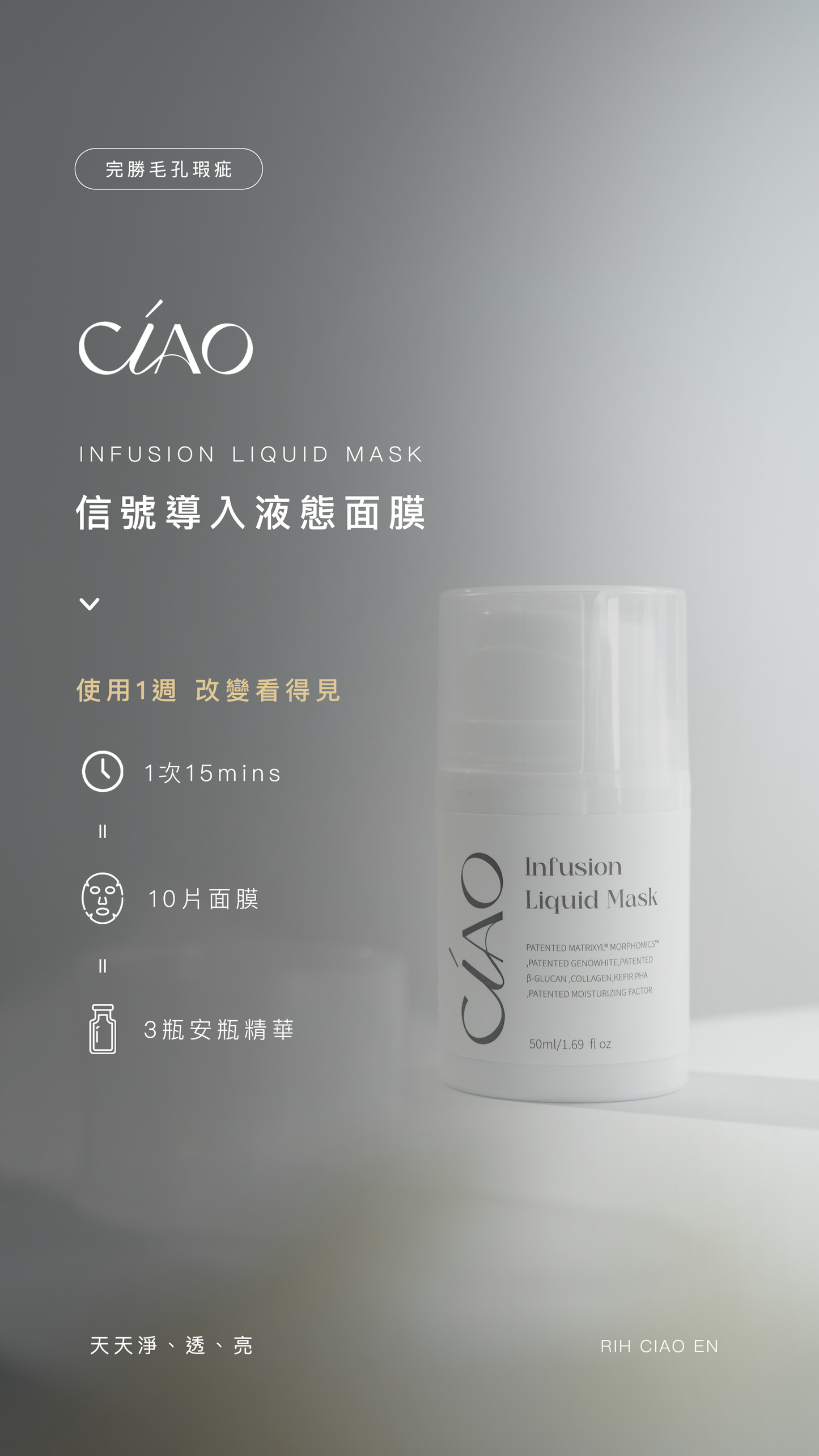 【買二送一】信號導入液態面膜