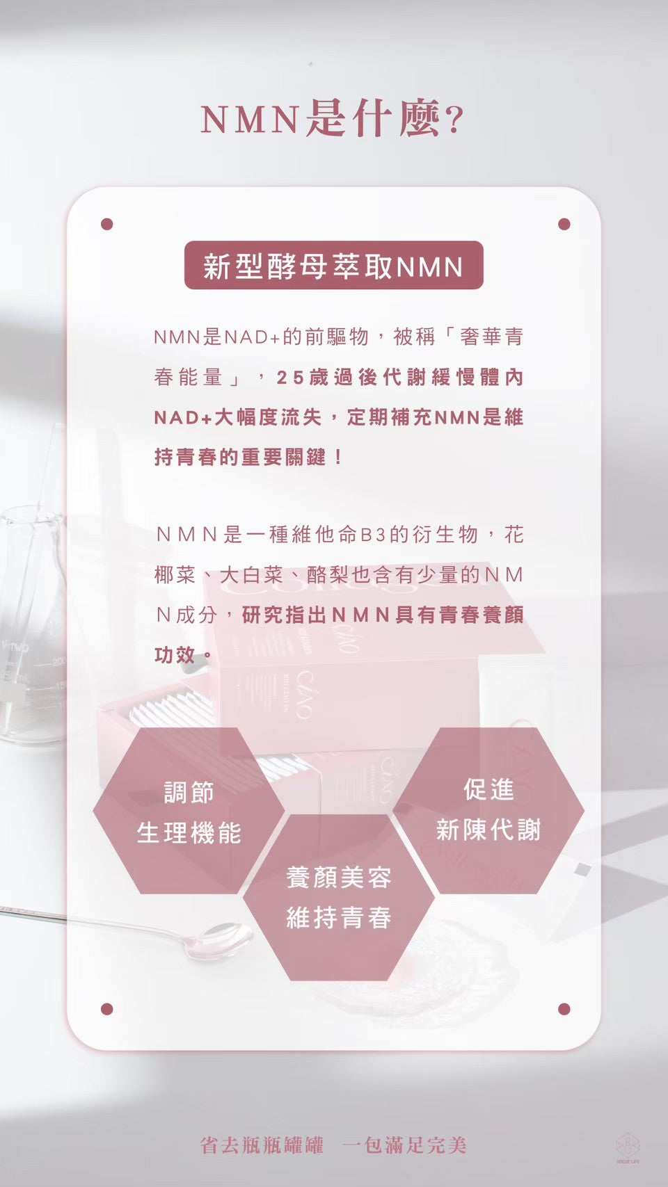蔓越莓NMN胜肽膠原【養顏 抗衰老】