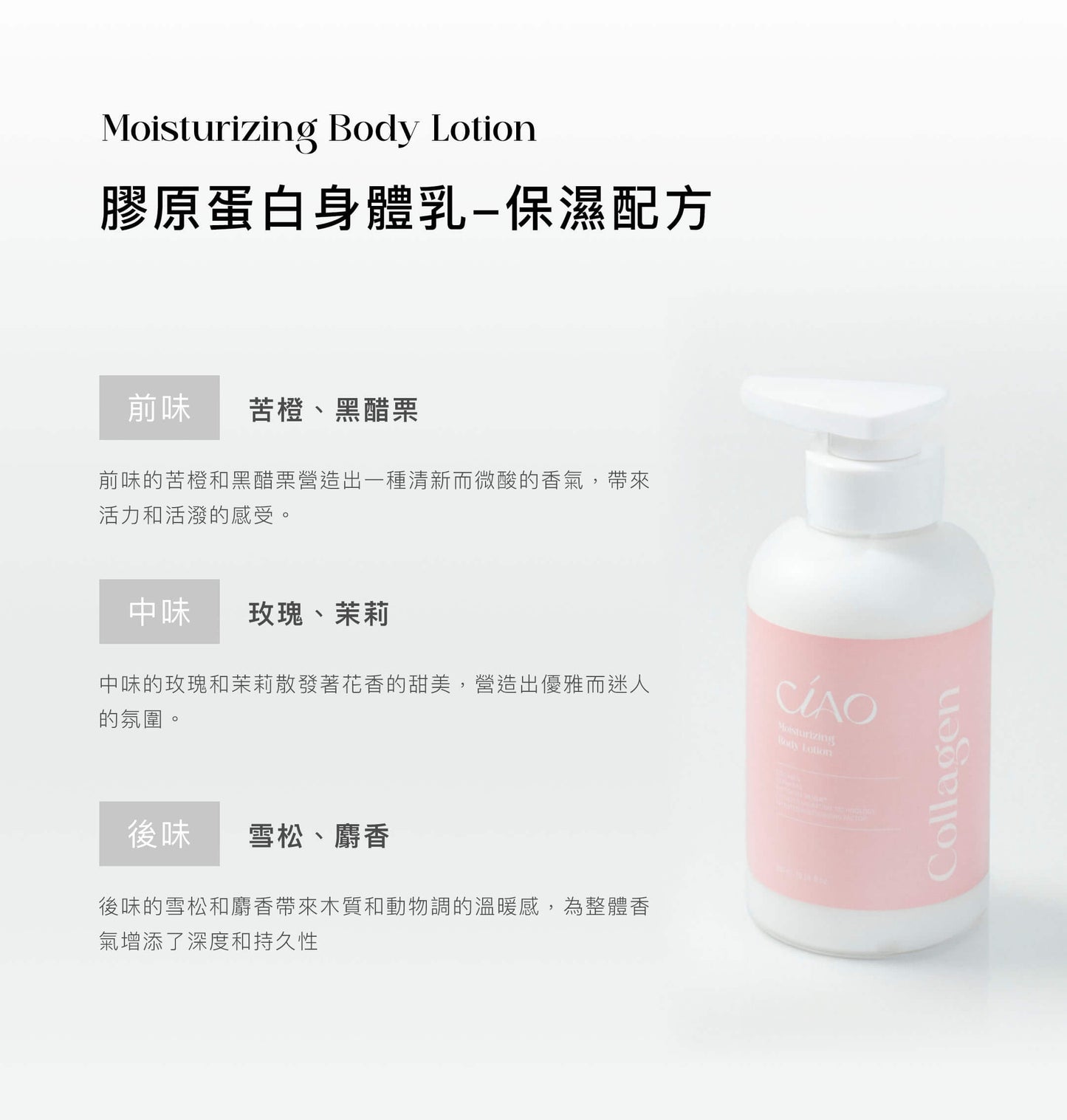 膠原蛋白身體乳【美白/保濕】