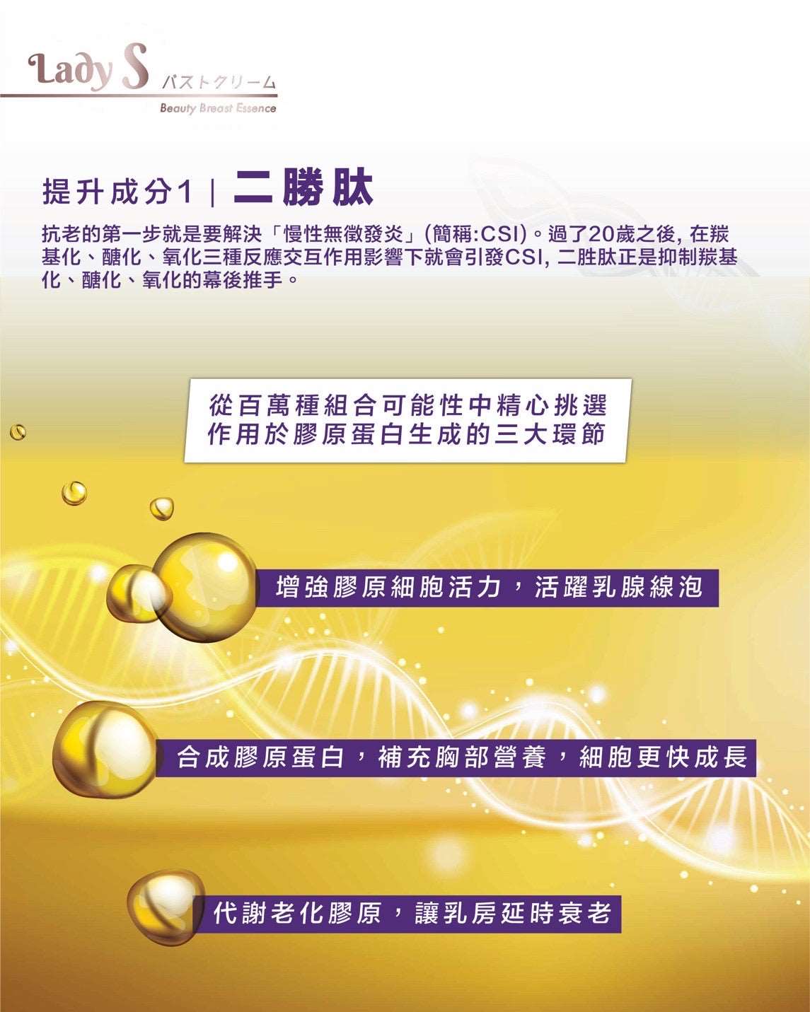 升級版LadyS豐胸乳霜 x EMS微電流&紅光導入美胸儀